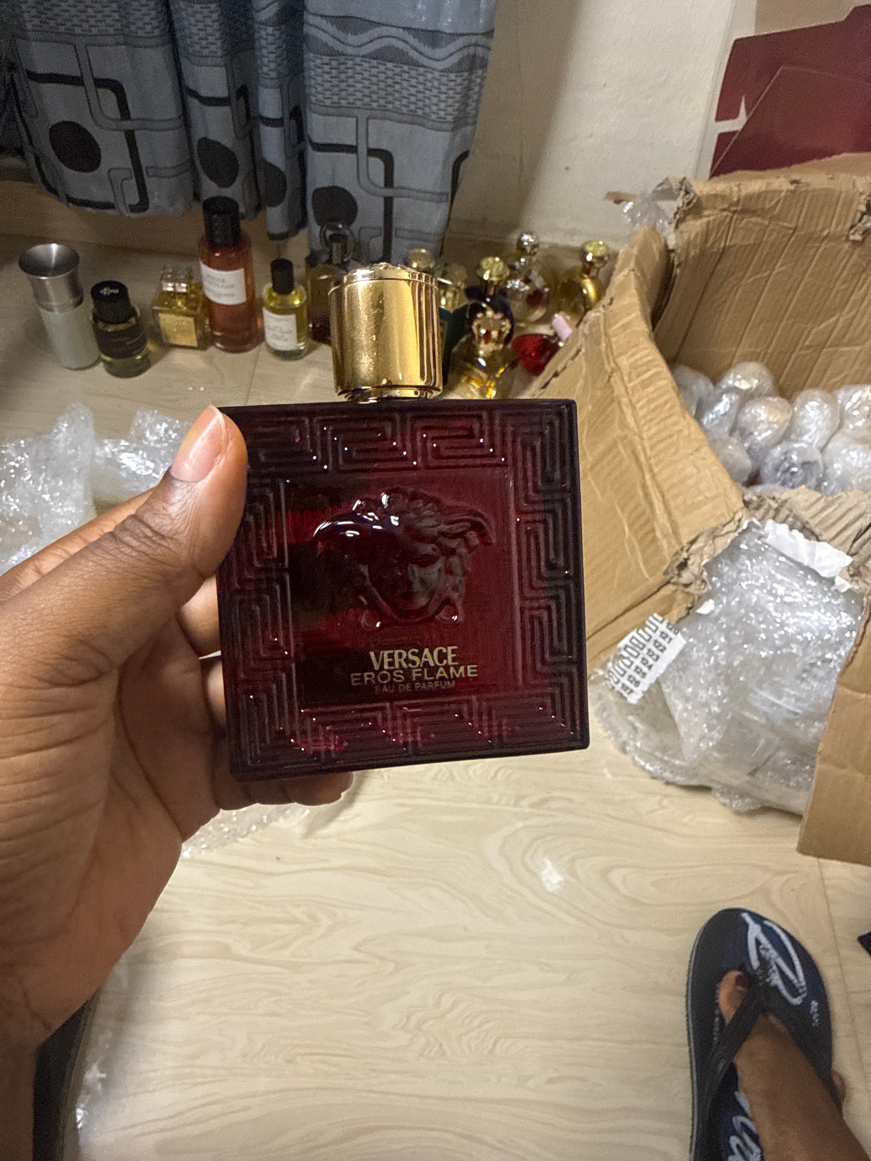 Versace Eros flame unboxed